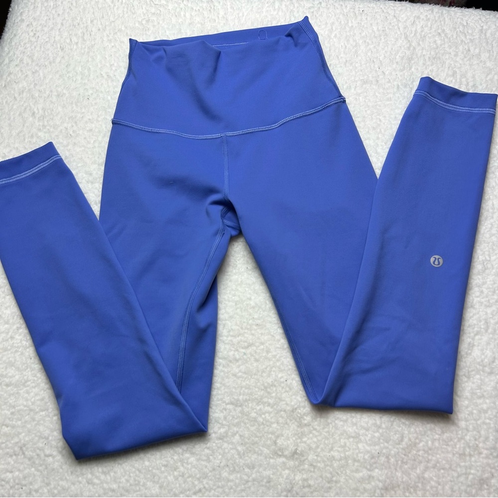 Lululemon Wunder Train Leggings 25" in Galactic Cobalt